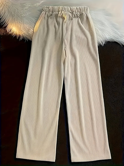 Herren Plisseehose Modern Relaxed Fit mit Kordelzug – Stilvolle Freizeithose für Alltag und Freizeit