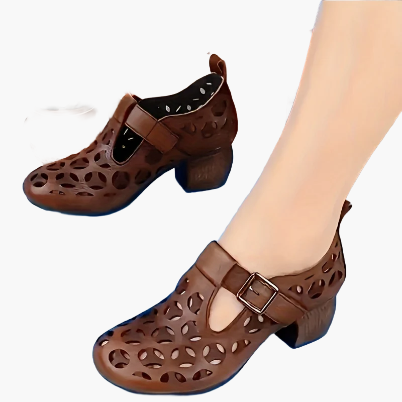 Damen Mary-Jane Pumps mit Blockabsatz – Modischer Freizeit- und Alltagsstil