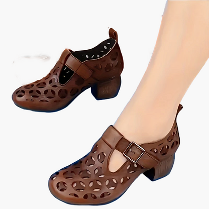 Damen Mary-Jane Pumps mit Blockabsatz – Modischer Freizeit- und Alltagsstil