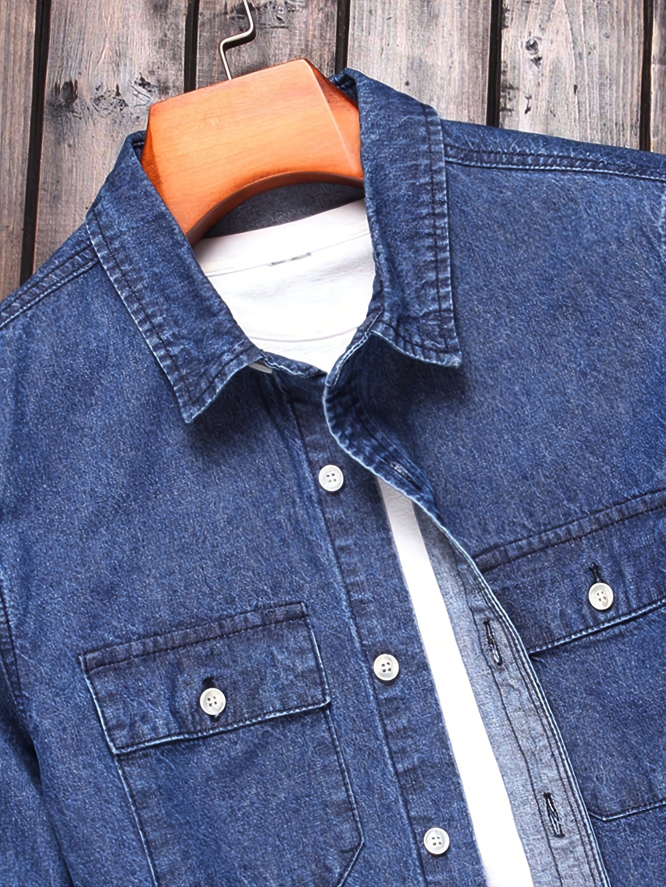 Herren Denim Hemd im lässigen Stil – Perfekt für Freizeit und Alltag