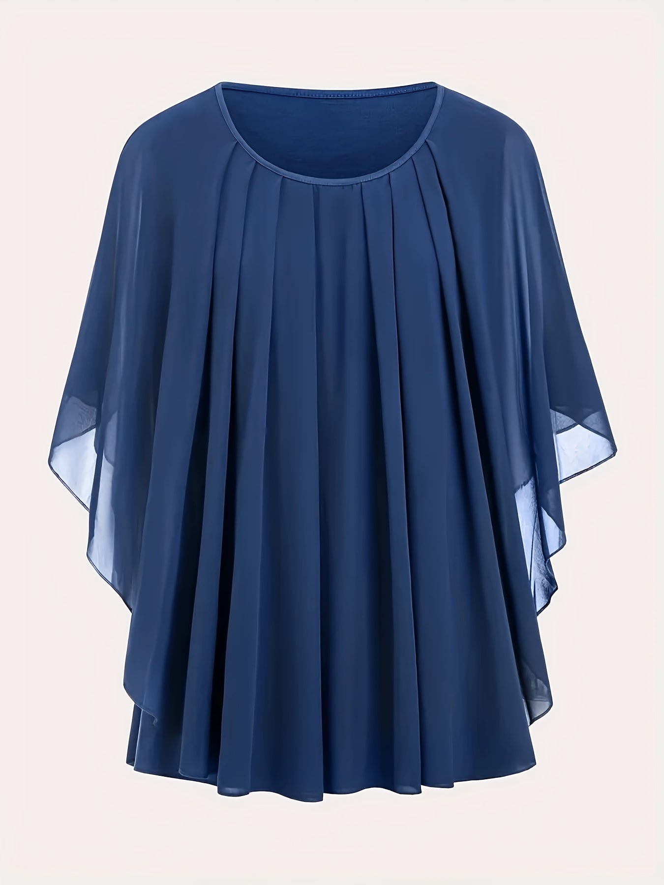 Damen Elegante Oversize Chiffon Bluse für festliche Anlässe und Alltag