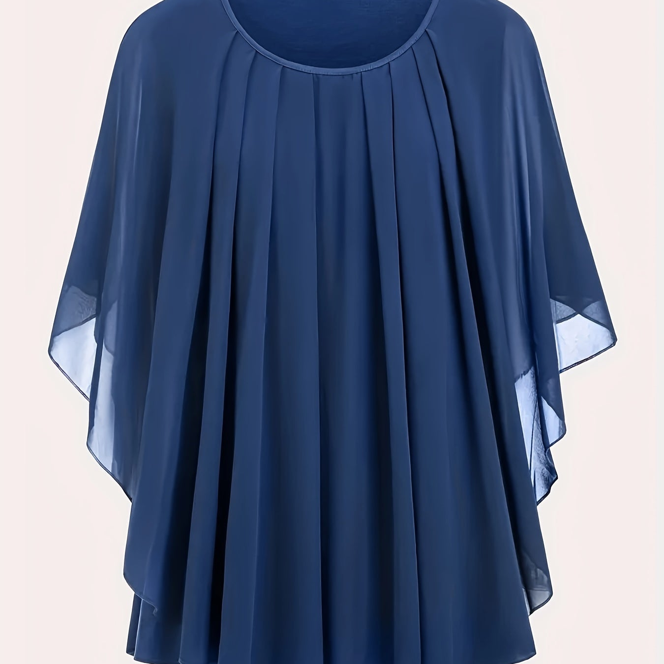 Damen Elegante Oversize Chiffon Bluse für festliche Anlässe und Alltag