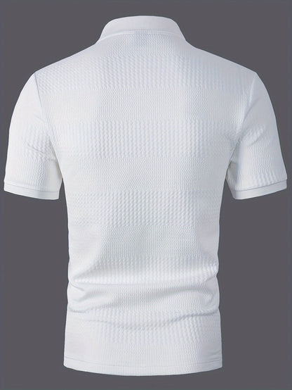 Herren Poloshirt – Modernes Freizeitshirt mit Struktur, Kurzarm, Ideal für Alltag und Business