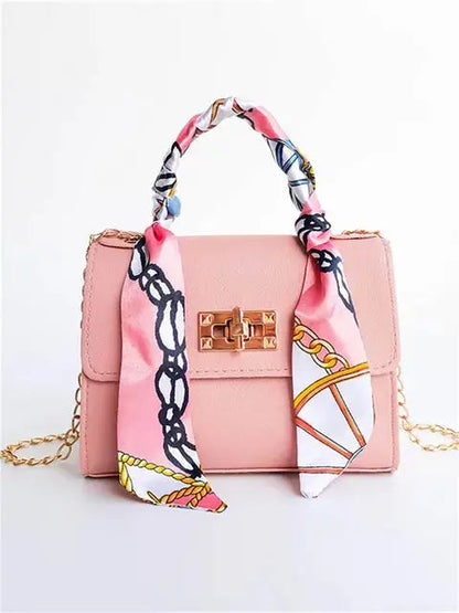 Damen Handtasche im eleganten Stil mit Schalgriff und goldener Kette – Perfekt für Alltag und besondere Anlässe