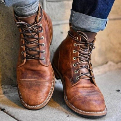 Herren Klassische Stiefeletten – Zeitlose Veganem Leder für Alltag & Business