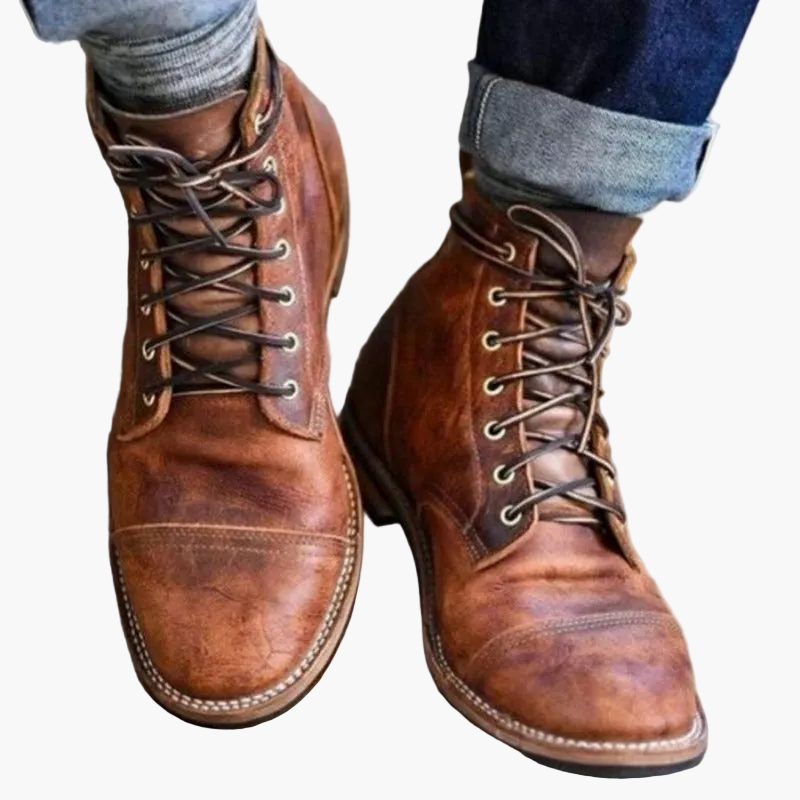 Herren Klassische Stiefeletten – Zeitlose Veganem Leder für Alltag & Business