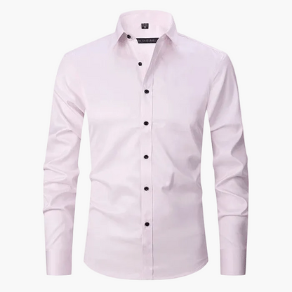 Herren Business-Hemd Slim Fit – Elegantes Knitterfreies Langarmhemd für Büro & Freizeit