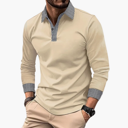 Herren Langarm Poloshirt – Stilvolles Freizeitshirt für Alltag und Business