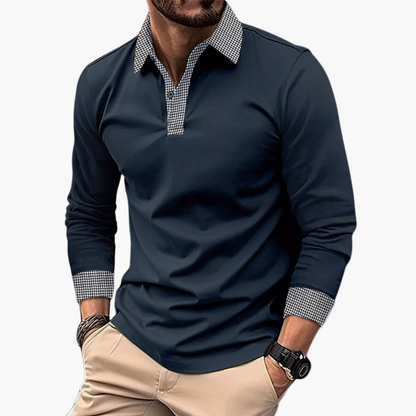 Herren Langarm Poloshirt – Stilvolles Freizeitshirt für Alltag und Business