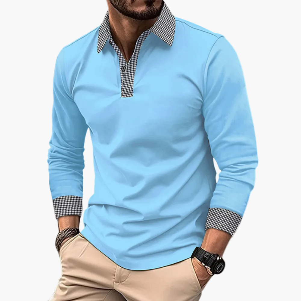 Herren Langarm Poloshirt – Stilvolles Freizeitshirt für Alltag und Business