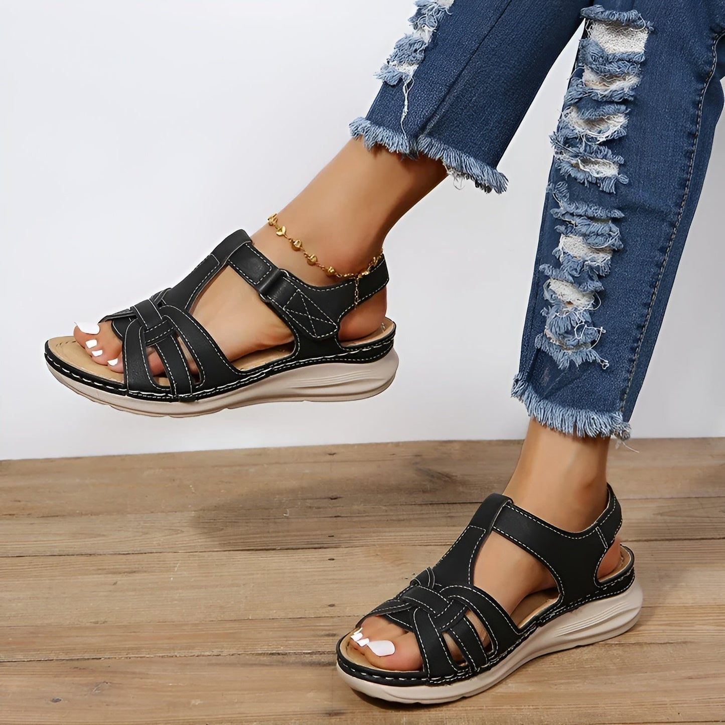 Damen Komfort-Sandalen Orthopädisch – Bequeme Sommerschuhe für Alltag und Freizeit