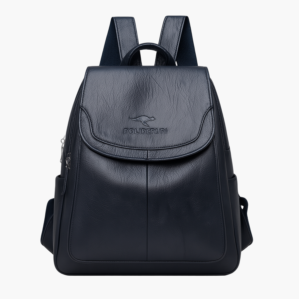 Damen Anti-Diebstahl Leder Rucksack – Eleganter City- & Alltagsrucksack für stilbewusste Frauen