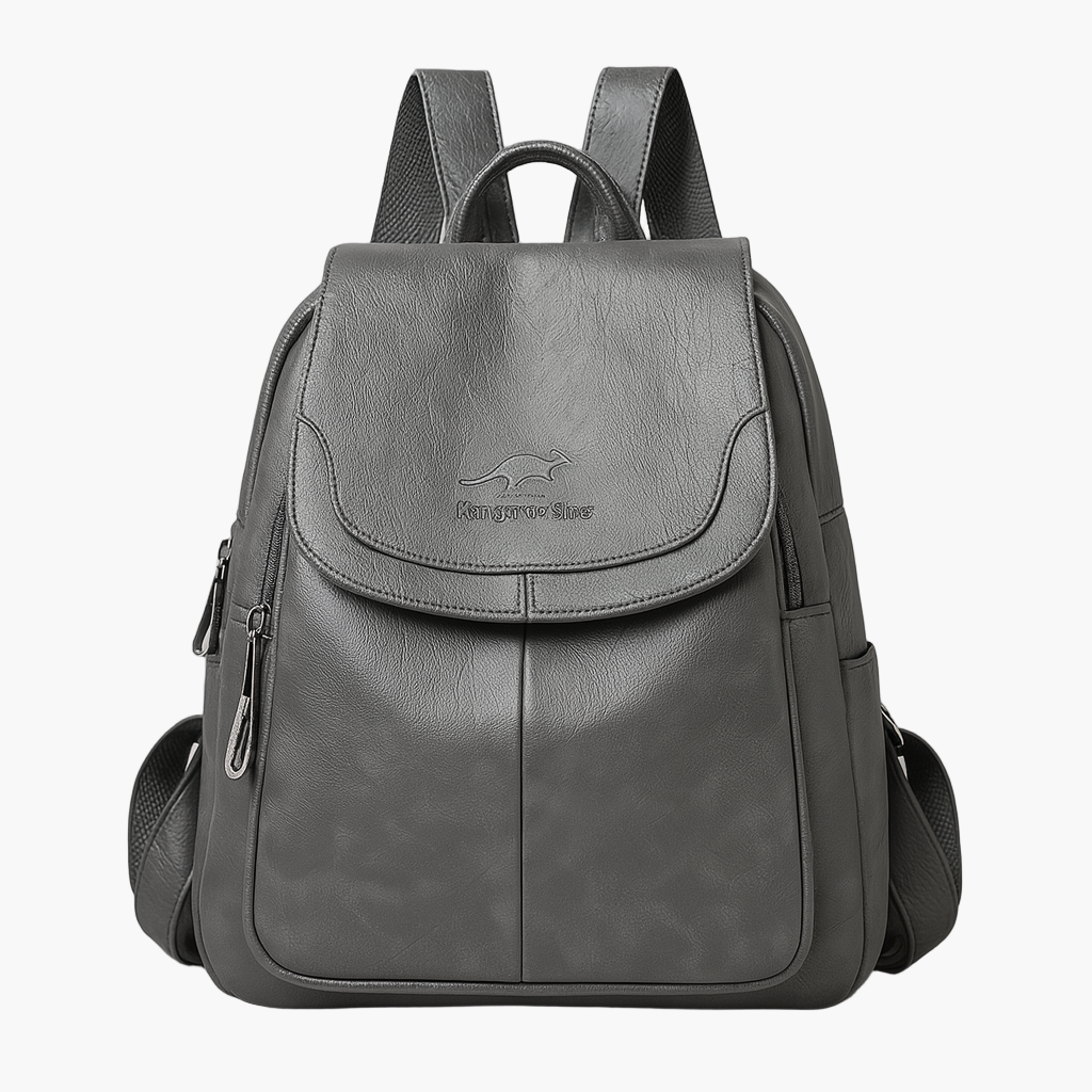 Damen Anti-Diebstahl Leder Rucksack – Eleganter City- & Alltagsrucksack für stilbewusste Frauen