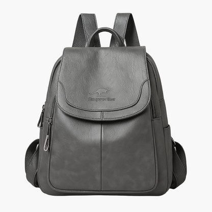 Damen Anti-Diebstahl Leder Rucksack – Eleganter City- & Alltagsrucksack für stilbewusste Frauen