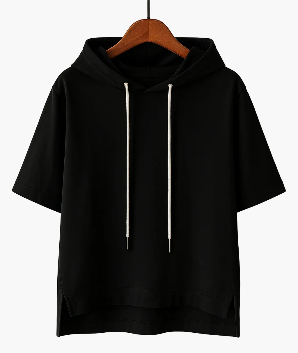 Damen Kurzarm Hoodie – Moderner Freizeit Kapuzenpullover, Lässig & Bequem
