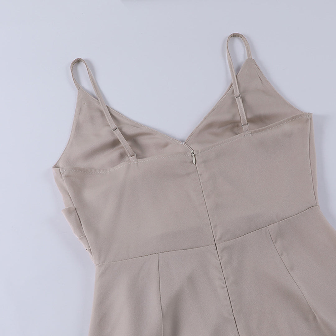 Damen Abendkleid Elegant mit Schlitz und Wickelausschnitt – Perfekt für besondere Anlässe