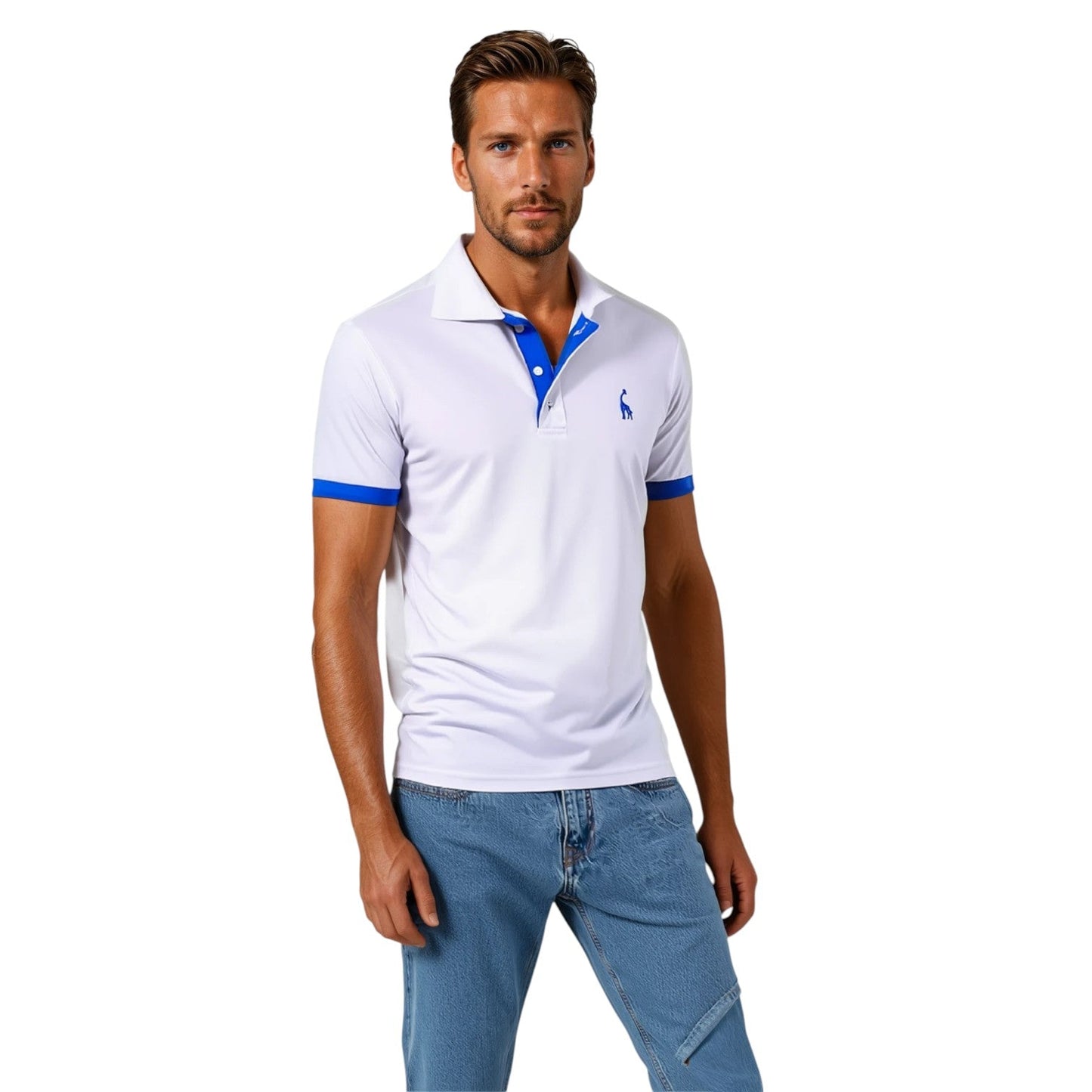 Herren Polo-Shirt Klassischer Stil – Perfekt für Freizeit, Büro & Sport