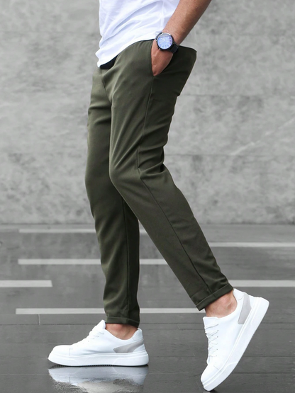 Herren Stretch-Freizeithose mit Kordelzug – Modern, Bequem & Vielseitig