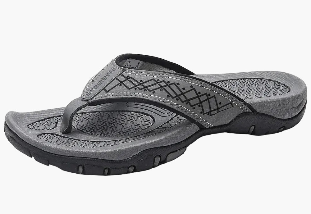 Herren Zehentrenner Sandalen mit Fußgewölbeunterstützung – Bequeme Outdoor-Sportschuhe für Strand, Alltag & Freizeit