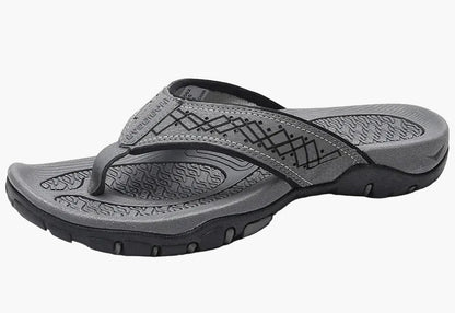 Herren Zehentrenner Sandalen mit Fußgewölbeunterstützung – Bequeme Outdoor-Sportschuhe für Strand, Alltag & Freizeit