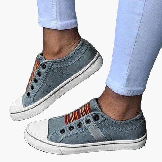 Damen Sneaker Slip-On Freizeitschuhe – Modische Alltags-Sneaker für Freizeit, Stadt & Alltag