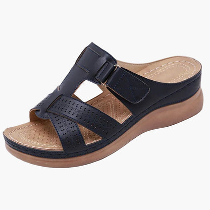Damen Komfort Slip-On Sandalen – Bequeme Keilsandalen für Alltag & Freizeit