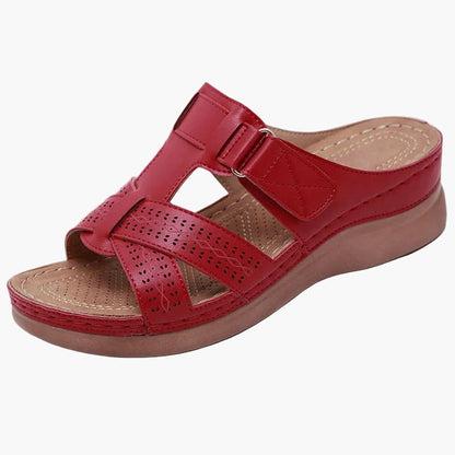 Damen Komfort Slip-On Sandalen – Bequeme Keilsandalen für Alltag & Freizeit