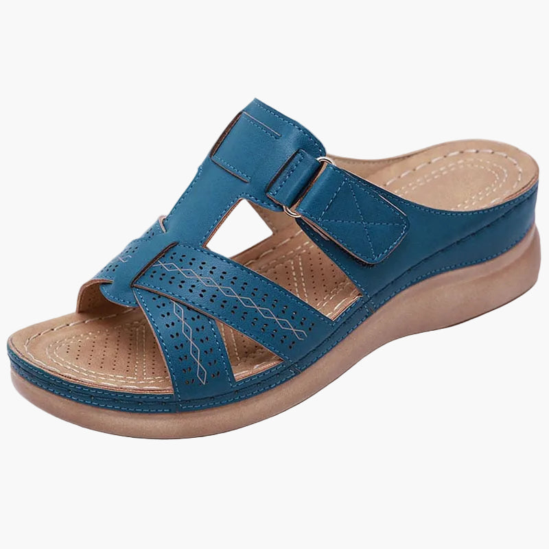 Damen Komfort Slip-On Sandalen – Bequeme Keilsandalen für Alltag & Freizeit