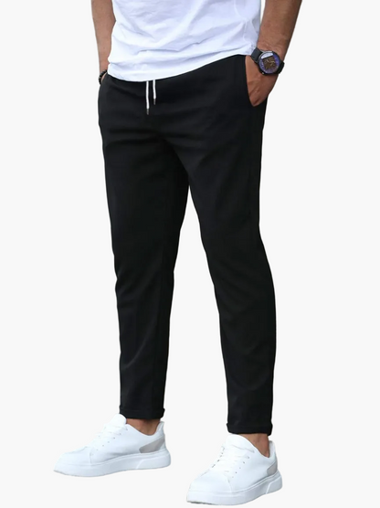Herren Stretch-Freizeithose mit Kordelzug – Modern, Bequem & Vielseitig