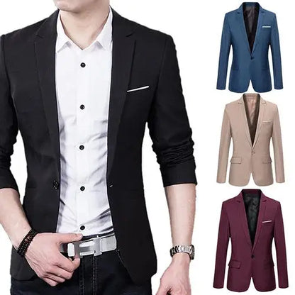 Herren Blazer Sakko – Modernes Slim Fit Jackett für Business und Freizeit