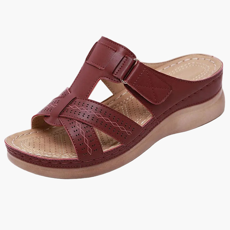 Damen Komfort Slip-On Sandalen – Bequeme Keilsandalen für Alltag & Freizeit