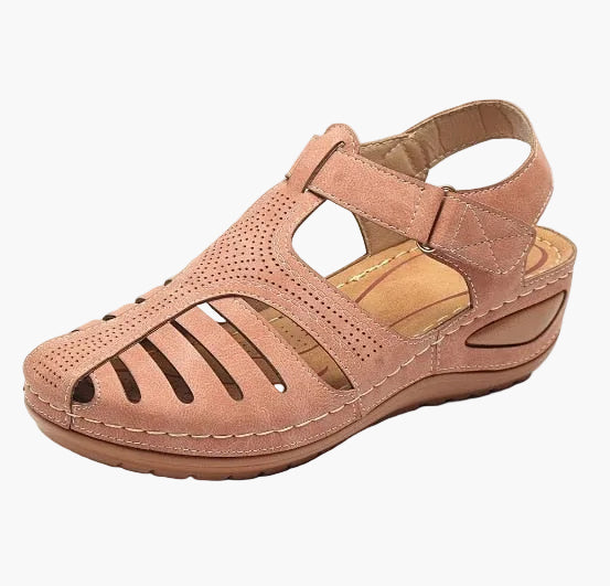 Damen Komfort Slip-On Sandalen – Bequeme Keilsandalen für Alltag & Freizeit