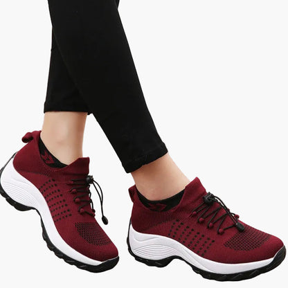 Damen Orthopädische Komfort-Sneaker für Alltag und Fitness – Atmungsaktive Turnschuhe mit rutschfester Sohle
