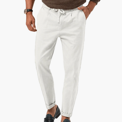 Herren Veganes Leinenhose – Eleganter Freizeitstil für Alltag und Business