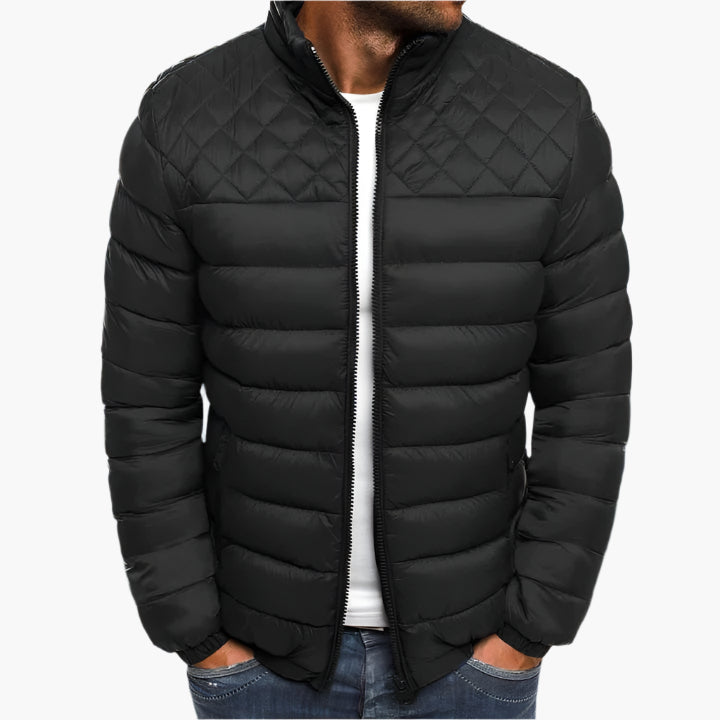 Herren Steppjacke Wind- und Wasserfest – Elegante Outdoorjacke für Alltag und Abenteuer
