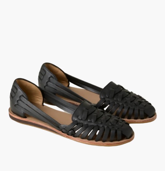 Damen-Sandalen mit geflochtenem Riemendesign
