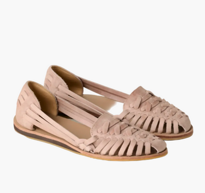 Damen-Sandalen mit geflochtenem Riemendesign