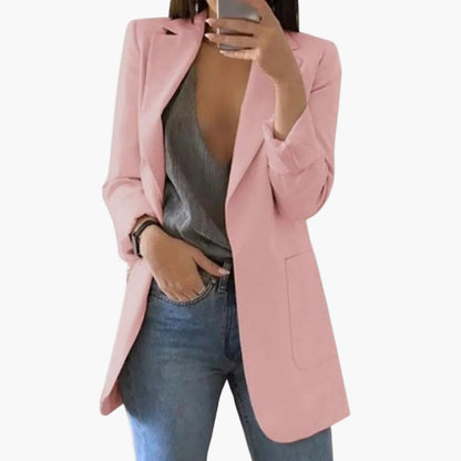 Damen Blazer Lang – Eleganter Business Look für Alltag und Büro