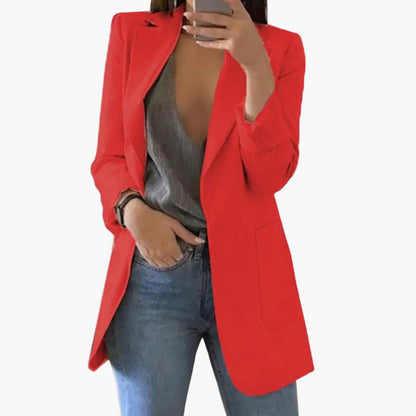 Damen Blazer Lang – Eleganter Business Look für Alltag und Büro