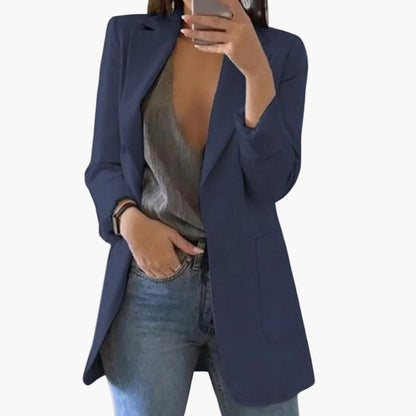 Damen Blazer Lang – Eleganter Business Look für Alltag und Büro