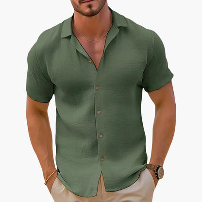 Herren Freizeit Kurzarm Hemd – Modernes Sommerhemd, Eleganter Look, Ideal für Alltag & Urlaub