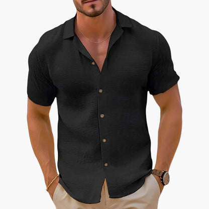 Herren Freizeit Kurzarm Hemd – Modernes Sommerhemd, Eleganter Look, Ideal für Alltag & Urlaub