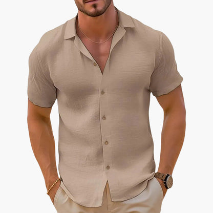 Herren Freizeit Kurzarm Hemd – Modernes Sommerhemd, Eleganter Look, Ideal für Alltag & Urlaub
