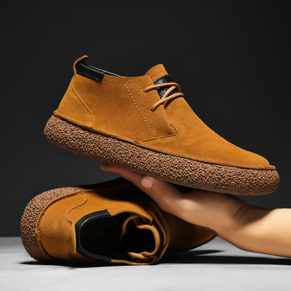 Herren Freizeitschuhe Mid-Top mit Schnürung – Elegante Alltagssneaker für urbanen Stil
