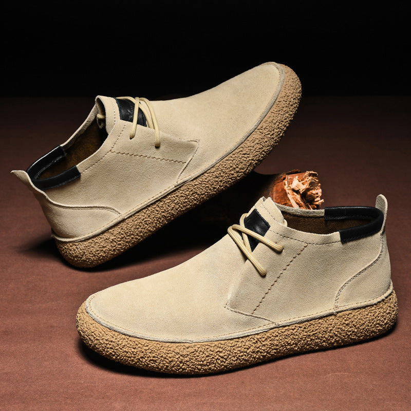 Herren Freizeitschuhe Mid-Top mit Schnürung – Elegante Alltagssneaker für urbanen Stil