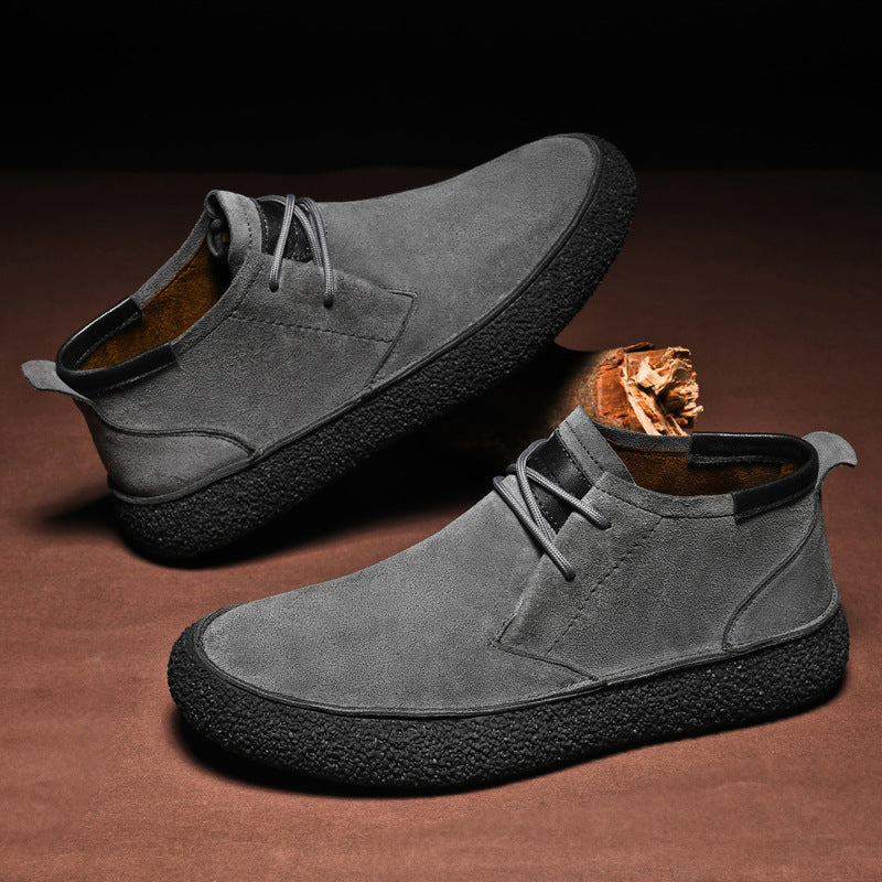 Herren Freizeitschuhe Mid-Top mit Schnürung – Elegante Alltagssneaker für urbanen Stil
