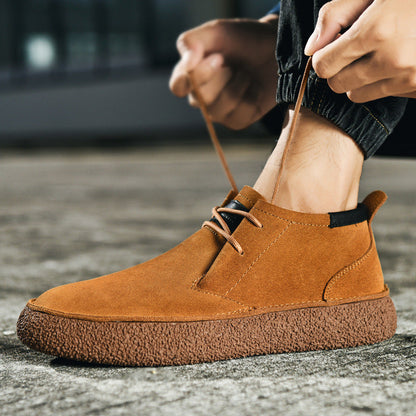 Herren Freizeitschuhe Mid-Top mit Schnürung – Elegante Alltagssneaker für urbanen Stil