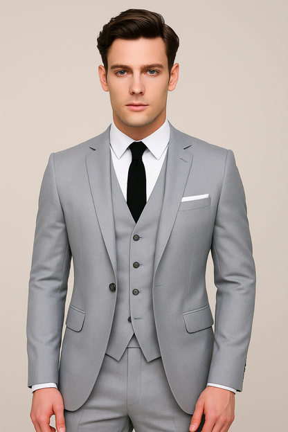 Herren Anzug Dreiteilig Slim Fit – Eleganter Business & Hochzeitsanzug für formelle Anlässe