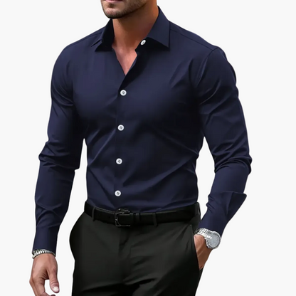 Herren Business-Freizeithemd – Klassischer Schnitt, Vielseitig für Büro und Alltag