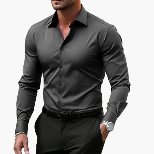 Herren Business-Freizeithemd – Klassischer Schnitt, Vielseitig für Büro und Alltag